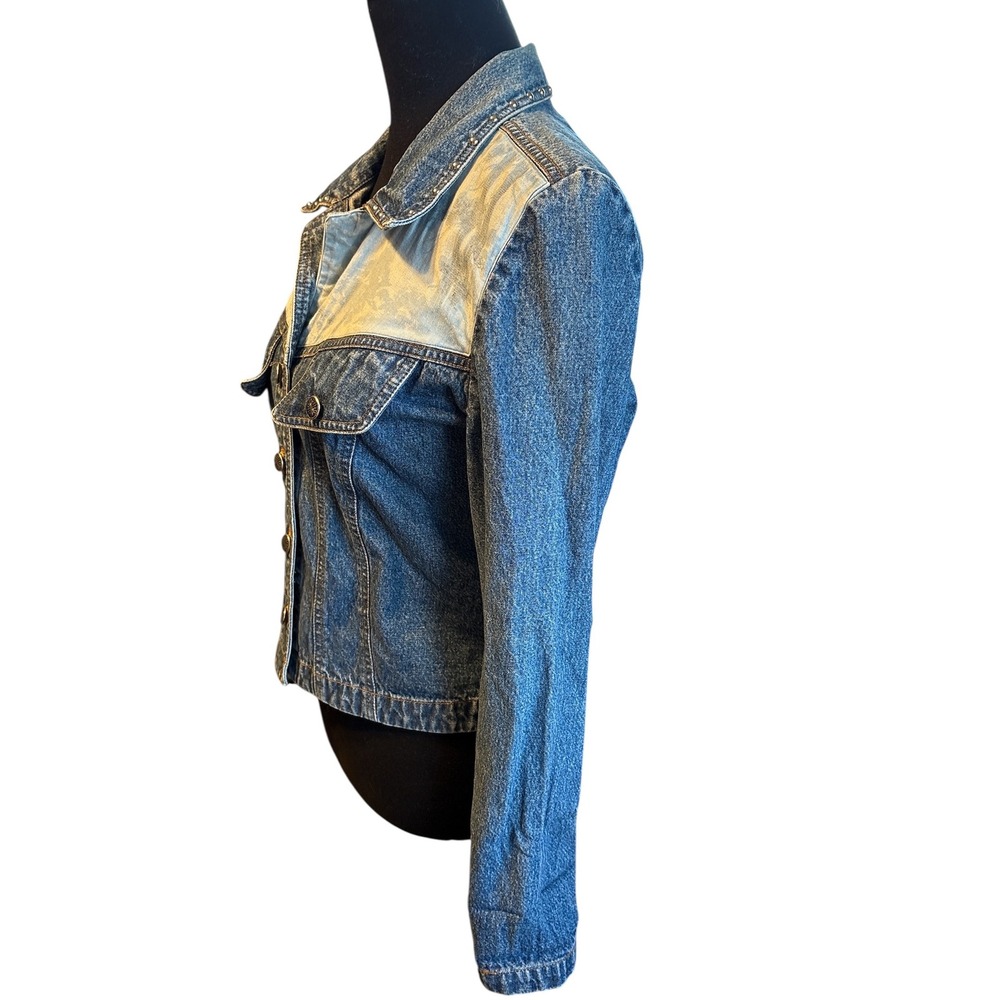 Vintage Doreman Burns Cowgirls by Gordon & James Western Art Denim Jacket, Small - Picture 2 of 5